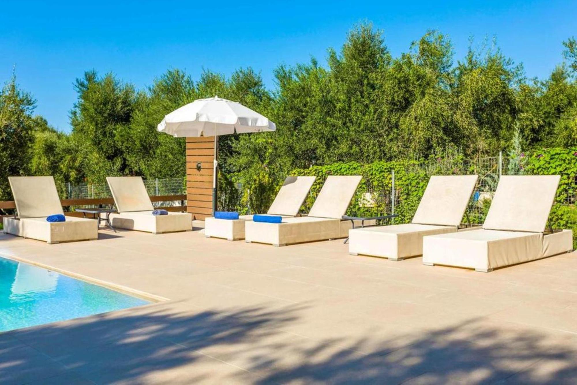 Astarte Villas - Petra Elia Private Villa with Pool Plános Esterno foto